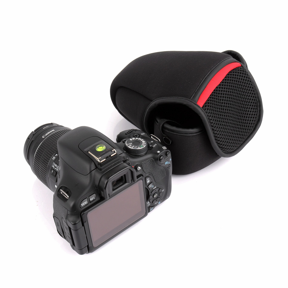 Dslr kameraveske veske liner myk pakke for sony  a6000 a7 a6300 a6500 a5100 nikon  d3400 d3300 d5200 canon 1300d 1500d 200d 100d