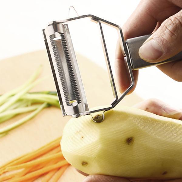 Stainless Steel Multi-function Vegetable Peeler & amp Cutter Julienne Peeler Potato Carrot Grater Kitchen Peeler Kit Tool