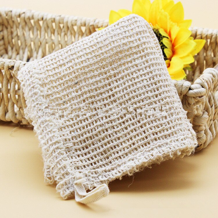 1pc 25 x 25cm rent hamp naturligt materiale håndklæde super dekontaminering badehåndklæde firkantet ansigt vask håndklæde