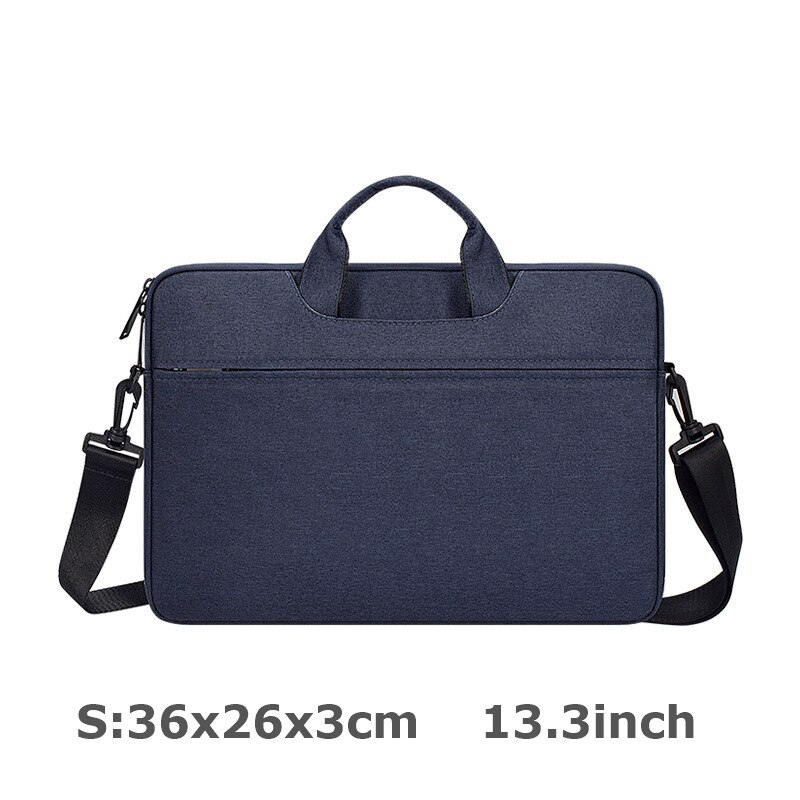 Los hombres portátil maletín Portátil Bolsa de hombro impermeable bolso bandolera para ordenador portátil Ordenador Portátil Bolsa: 1-S