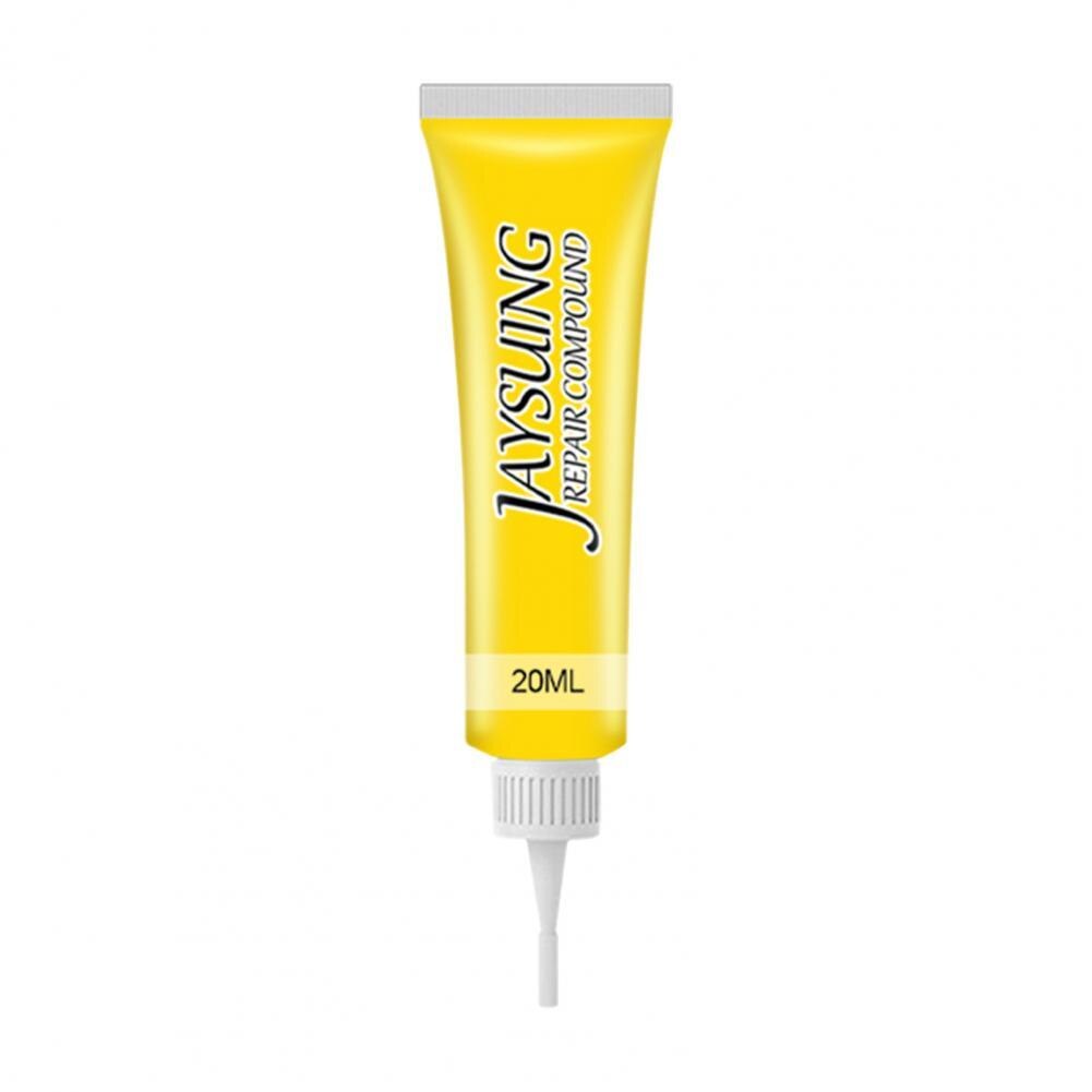 Eco-friendly Useful Aged Restored Leather Repair Gel Safe Leather Recoloring Balm No Odor for Seat:  Yellow