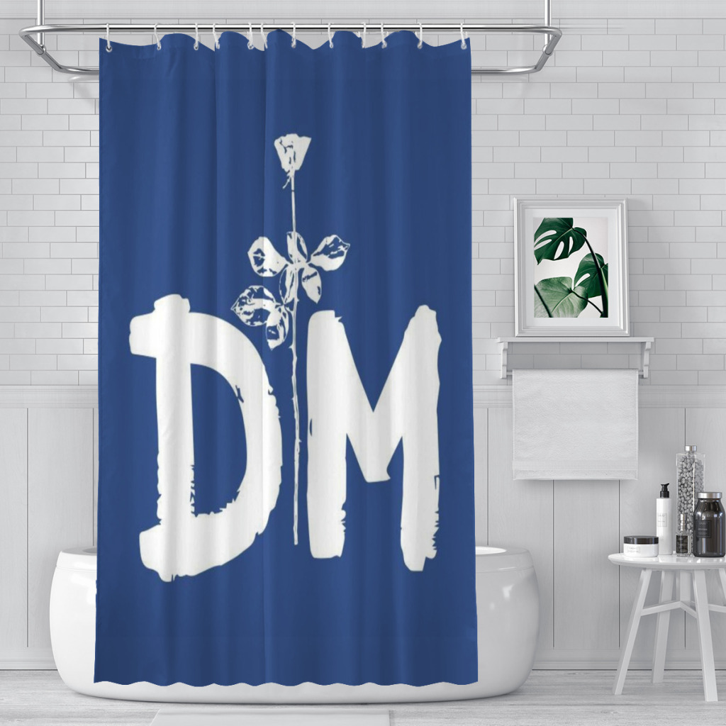 Depeche-mode dusjforheng landskap badeforheng med kroker til badet vanntett landskap