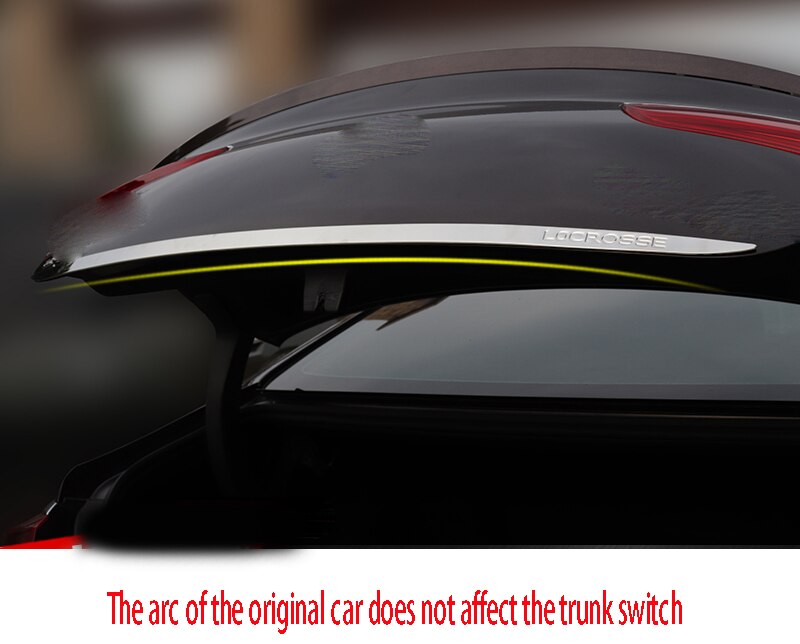 2016-2018 para buick lacrosse especial caixa de decoração de backup porta cauda decoração tira brilhante: Default Title