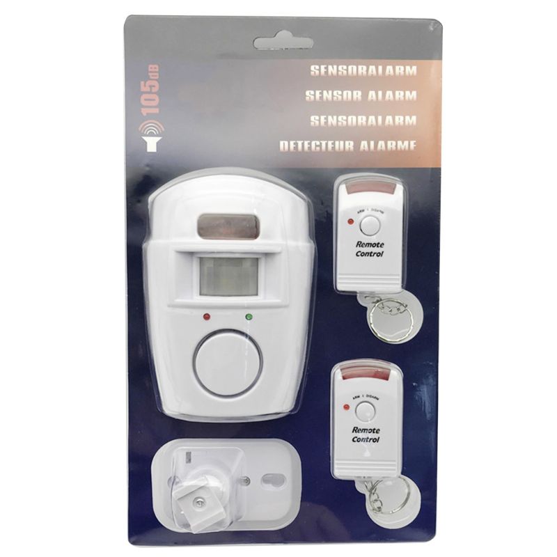 Door/Window Anti-theft Human Body Induction High Decibel Alarm Infrared Remote Control Home Improvement Hardware Door
