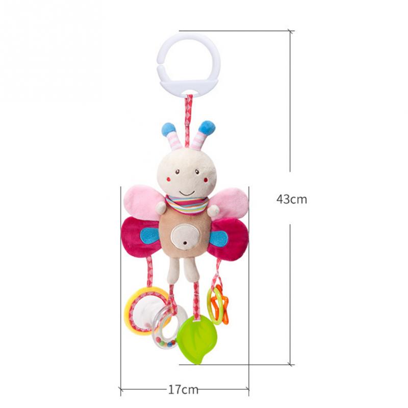 1PC Karikatur Baby Spielzeug Bett Kinderwagen 0-12 monate Baby Handy, Mobiltelefon Hängen Rasseln Neugeborenen Plüsch Spielzeug Baby spielzeug für Baby J0137