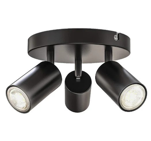 Heldere Installatie Plafond Anti-Glare Triple Heads Ronde Streep Schijnwerpers Slaapkamer Restaurant Lampen Omgevingsverlichting Downlights: veranderlijk / Blauw
