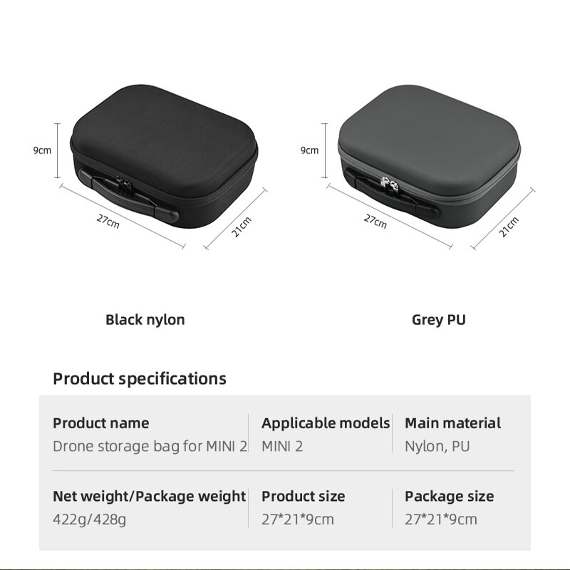 Draagbare Waterdichte Mavic Mini 2 Hard Shell Drone Handtas Schoudertas Carry Box Case Voor Dji Mini 2 Mini 1 air 2 Accessoires