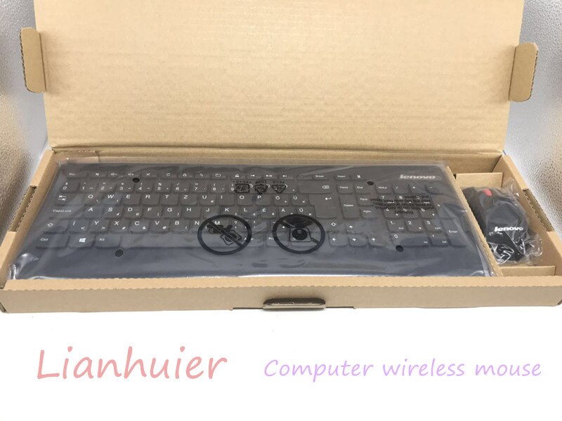 Computer wireless mouse For Lenovo Thinkpad Ultra Thin Wireless Germany keyboard KBRF3971 W/Mouse 03X6238