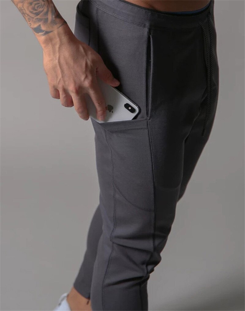(u kunt uw eigen logo toevoegen)heren hardlopen buitensporten joggingbroeken herfst trainingsbroeken sportschool fitness trainingsbroeken sportkleding