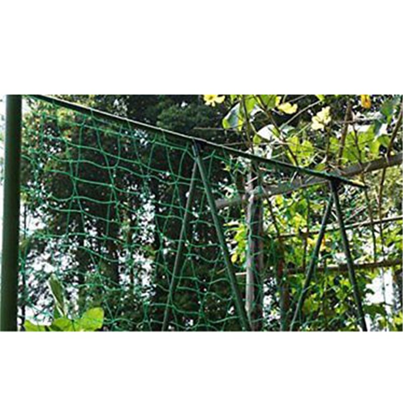 Hage grønn nylon espalier netting mesh 0.9/1.8*1.8m støtte klatrebønne plantenett vokse gjerde klatrenett fortykket linje