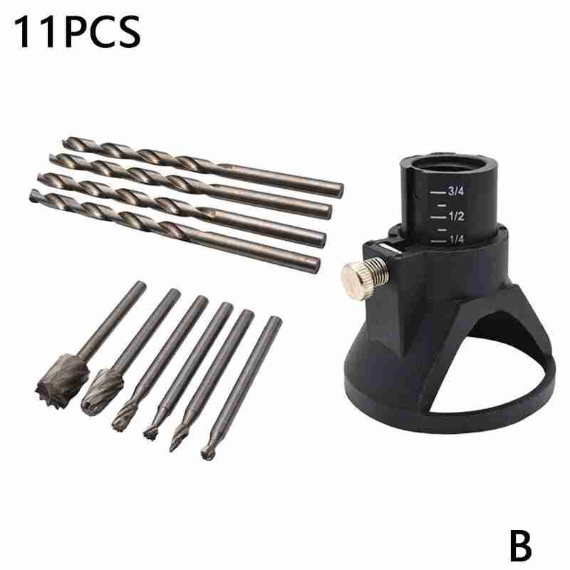 Speciale Frees Klepstandsteller Voor Elektrische Slijpen Accessoires Hoorn Cover Fixer Bestand Combinatie Set: B