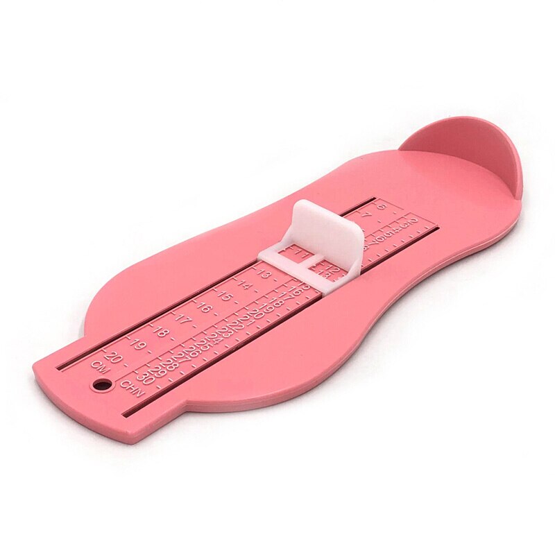 Voet Maatregel Gauge 3 Kleuren Baby Kid Voet Heerser Schoenen Maat Meten Heerser Schoenen Lengte Groeiende Voet Fitting Ruler Tool maatregelen: Roze