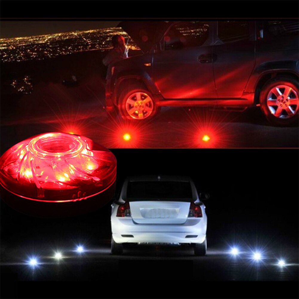 LED Emergency car Lights Road Flares Warning Night Lights Roadside Disc Beacon Red Blue Led Police road Led Light