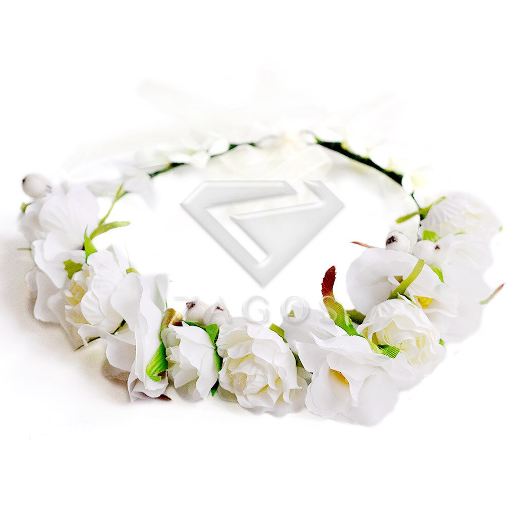15 Piezas Corona De Flores Margarita,tiara Guirnalda Bandas | Meses Sin