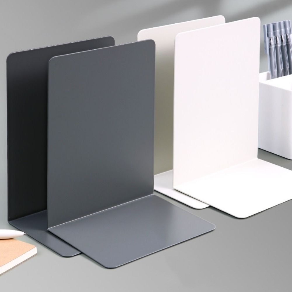 Soporte para libros, sujetalibros de escritorio en forma de L, soporte para libros INS duradero, estante de soporte para libros de exhibición Simple para estudiantes