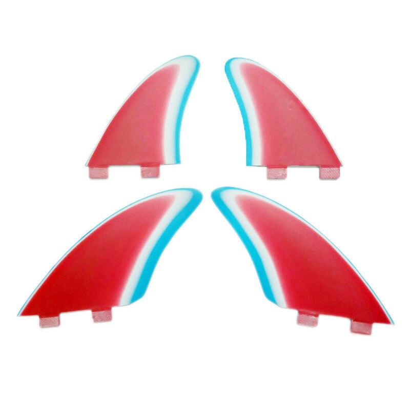 conjunto de 4 Uds de aletas de tabla de surf de quilla cuádruple para caja de FCS, talla XL + XS, Multicolor, GFK, fibra de vidrio, L + M, talla quillas FCS, , aleta de surf