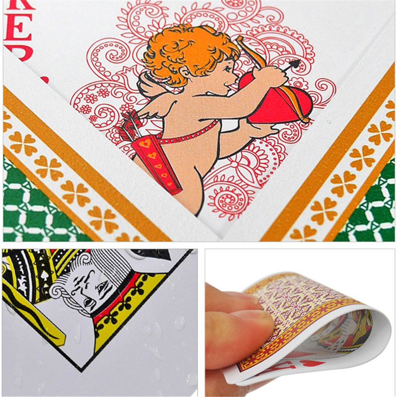 GYT Matting Top Plastic PVC Playing Cards Poker Cards - Waterproof,Double-sided Grinding, Plastic Box Collection Y4UD