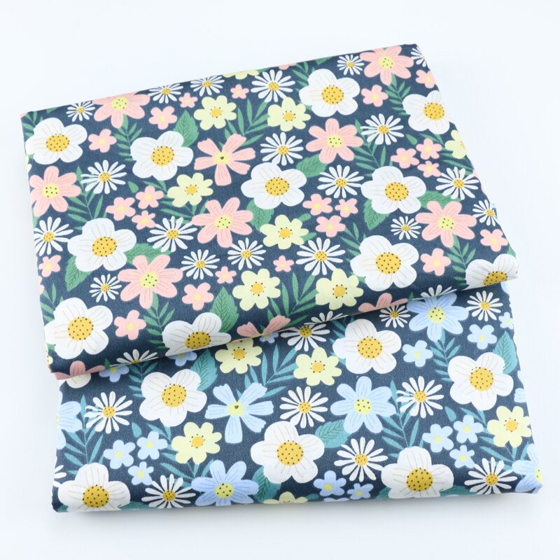 Flower Series Cotton Fabric DIY Sewing Uphostery Craft Suede Fabric Other Fabric Plain Printed 100% Cotton Piece Warp Woven