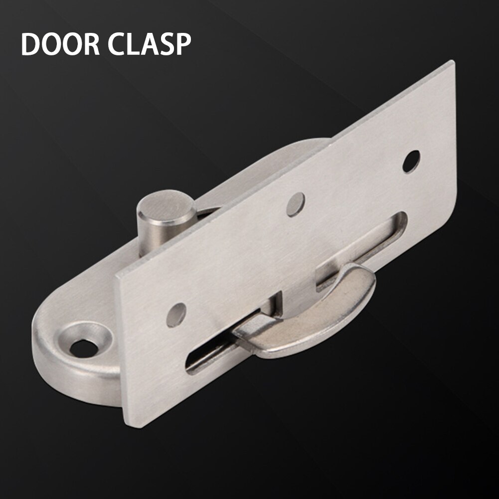 Anti Theft Right Angle Curved Rust Proof 90 Degree Bedroom Stainless Steel Barn Door Lock High Security Bolt Sliding Universal