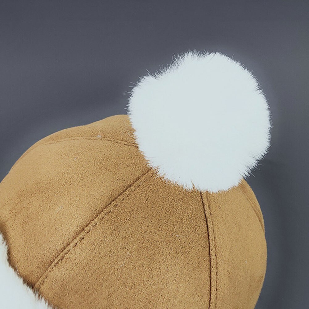 Baby drenge piger hat børn børn øreklap vinter varm plys kasket