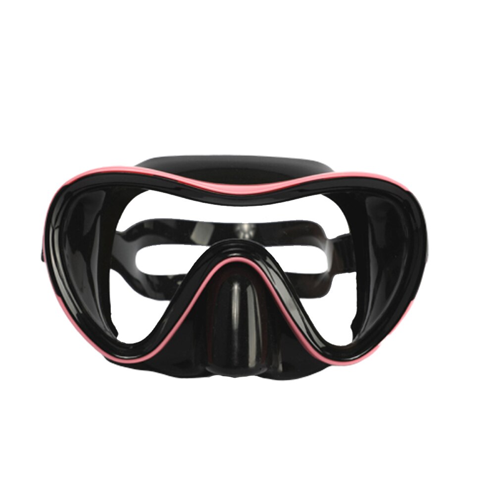 Onderwater laag volume freediving masker scuba duikmasker: Rood