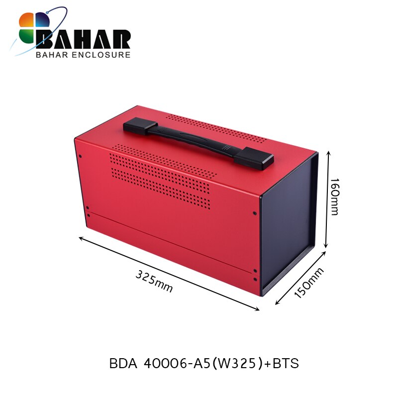 325*160*150mm ijzeren behuizing diy instrument case voor Draad connectors elektronische behuizing producten project doos ijzer behuizing