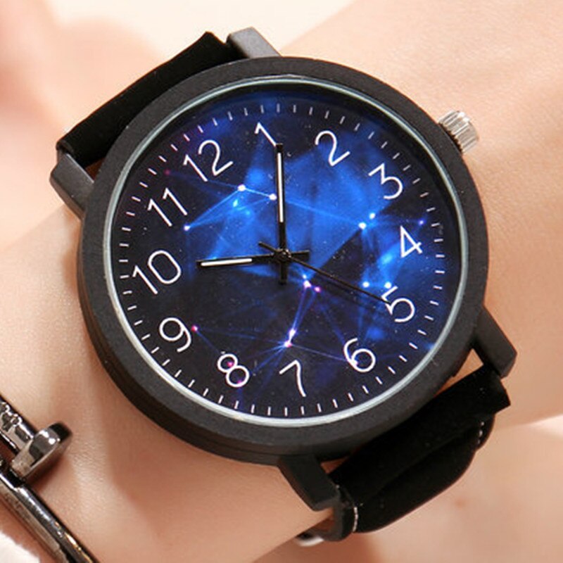 Armbandsur damklocka dam quartz armbandsur för kvinna stor urtavla kvinnlig timmar hodinky montre femme par