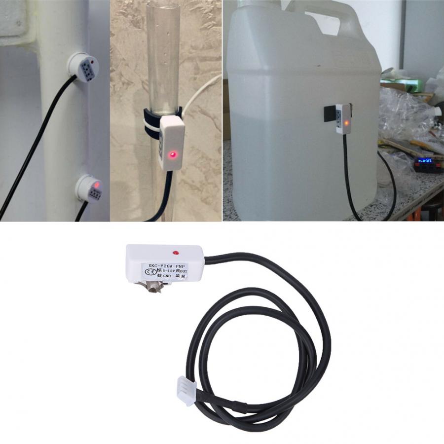 Water Level Detector Liquid Level Sensor 5~12V PNP Output Interface IP65 Capacitive Y26A-PNP