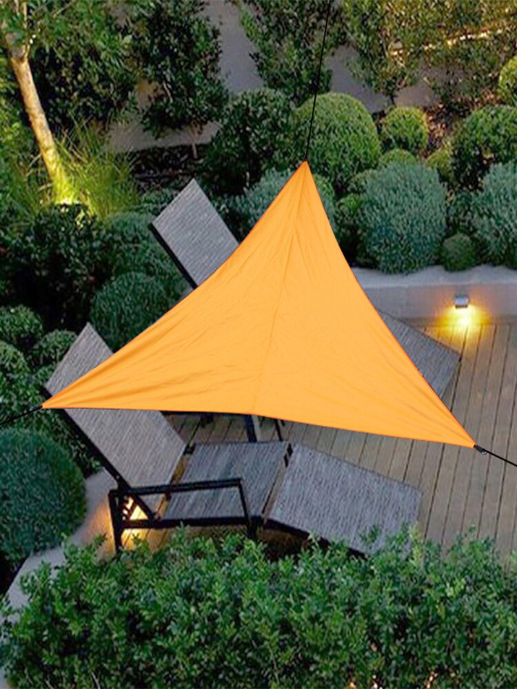 Esterna Impermeabile Tenda Triangolare Ombra Vela Ombra UV per il Giardino Esterno di Campeggio di Picnic sulla Terrazza