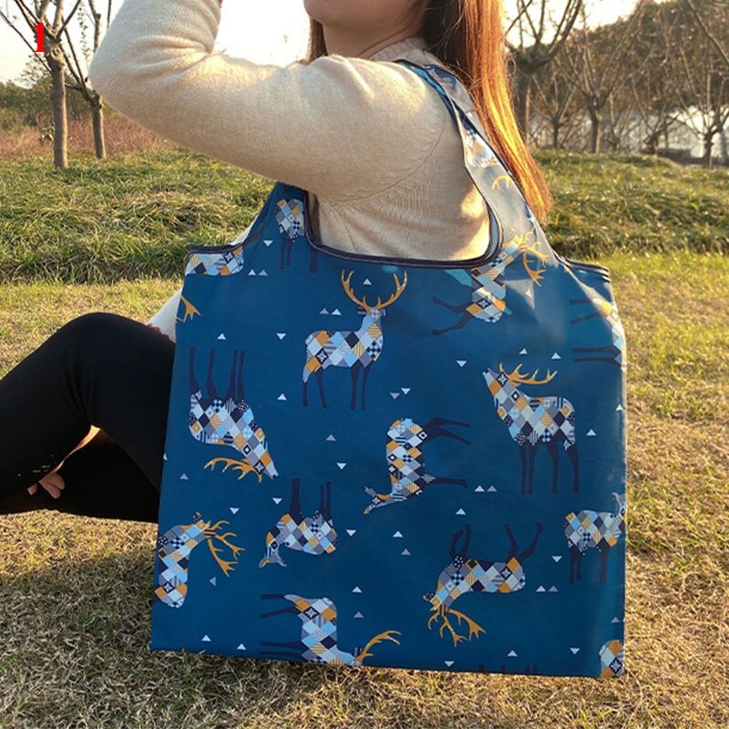 Dikke Opvouwbare Boodschappentas Opbergtas Grote Capaciteit Herbruikbare Boodschappentas Eco Vriendelijke Supermarkt Waterdichte Schoudertas 2022: 1