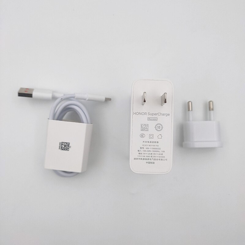 100W Super Fast Charger 6A Type C Cable For Honor Magic3 4 pro 50 60SE Huawei Nova8 9 Mate40 Phone MagicBook Pro 14 15 16 Tablet: US add EU add Cable