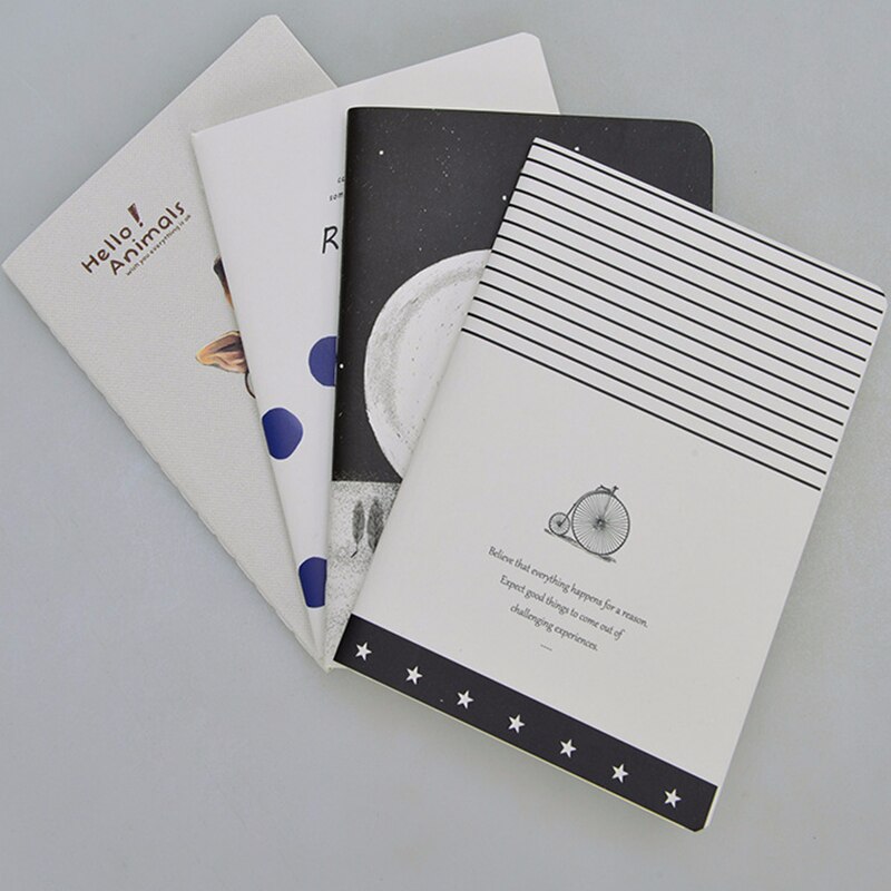 1pcs Lovely Cat Cute Small Notebook Students Portable Notepad Laptops Soft Copybook 40 Sheets Office School Stationery