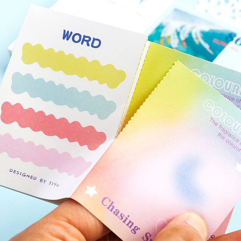 90 sztuk/partia podkładki notatka karteczki program podróży pamiętnik planista książki śmieci dziennik Scrapbooking naklejki gabinet Szkoła