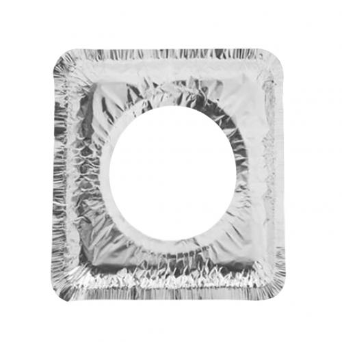 Protector de lámina antiadherente reutilizable para cocina de Gas, Protector para quemador, cubierta para limpieza, herramientas de cocina, protección, 10 Uds.: Square