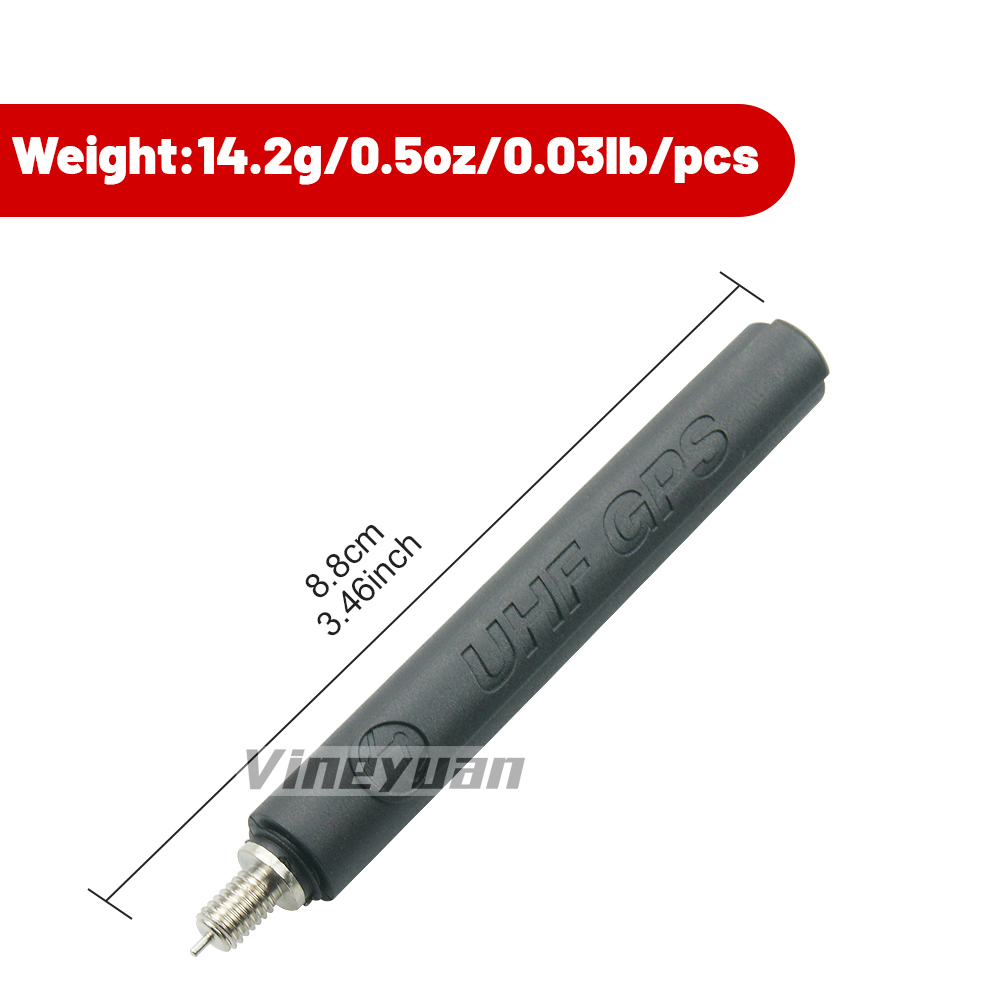 Antena GPS para MOTOROLA Tetra MTH800, 8,8 cm, UHF, 380-470Mhz, MTP850, MTP810, MTP830, mth650, Antena de Radio bidireccional de alta ganancia