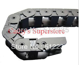 2 stks 15X40mm 1000mm Plastic Kabel slepen keten wire carrier plastic kabel slepen 15 * 40mm met End Connectors