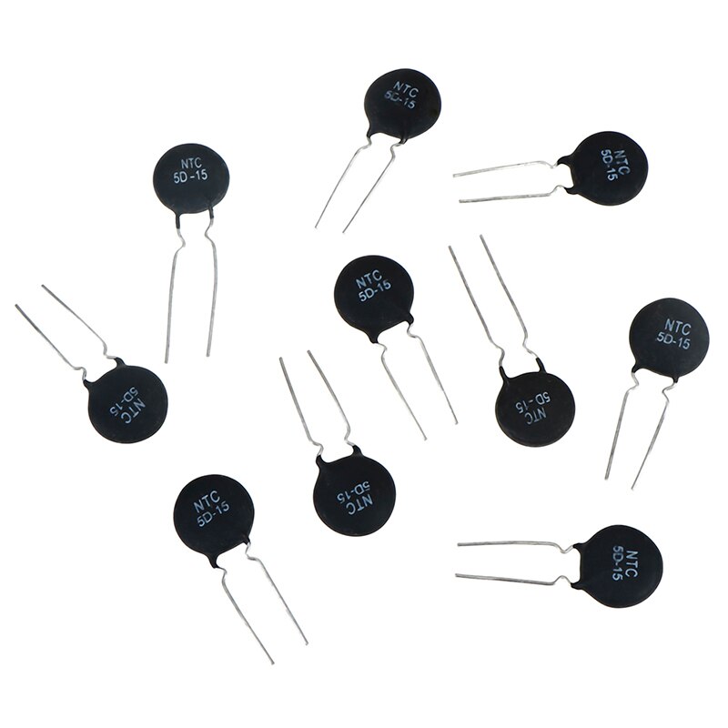 10pcs Thermistor Resistor NTC 5D-15 5D15 Thermal Resistor
