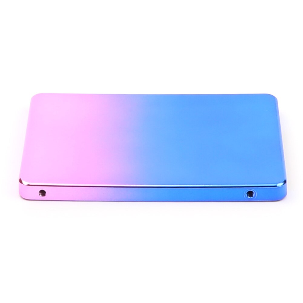 2.5 SATA III Internal Solid State Drive HD Enclosure Super Speed for Windows Disk Case Box External Hard Disk: 60GB / purple