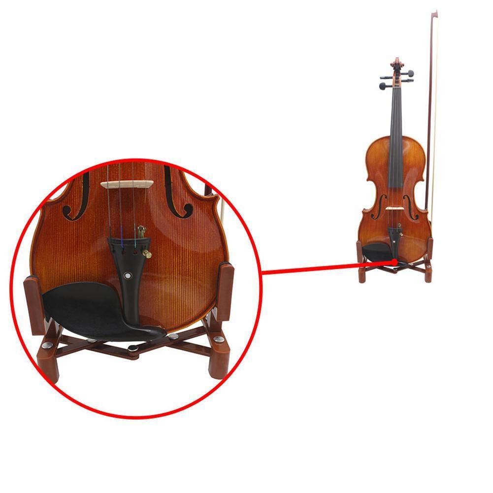 1Pcs Draagbare Viool Stand Vouwen Muziekinstrument Gitaar Accessoires Voor Viool Ukulele Snaarinstrumenten Houder