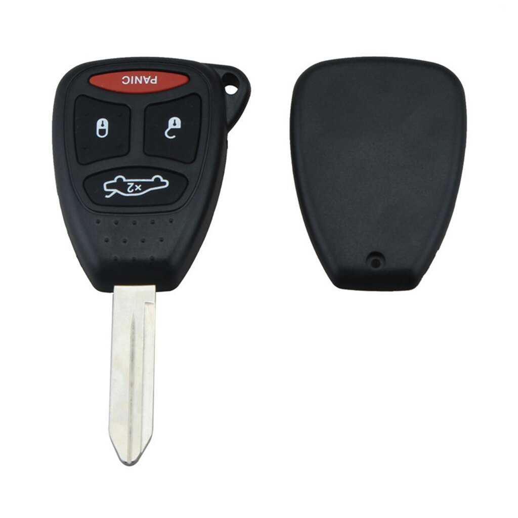 Remote Key Shell Case Fob Voor Chrysler/Dodge/Jeep 3 Knop + Paniek