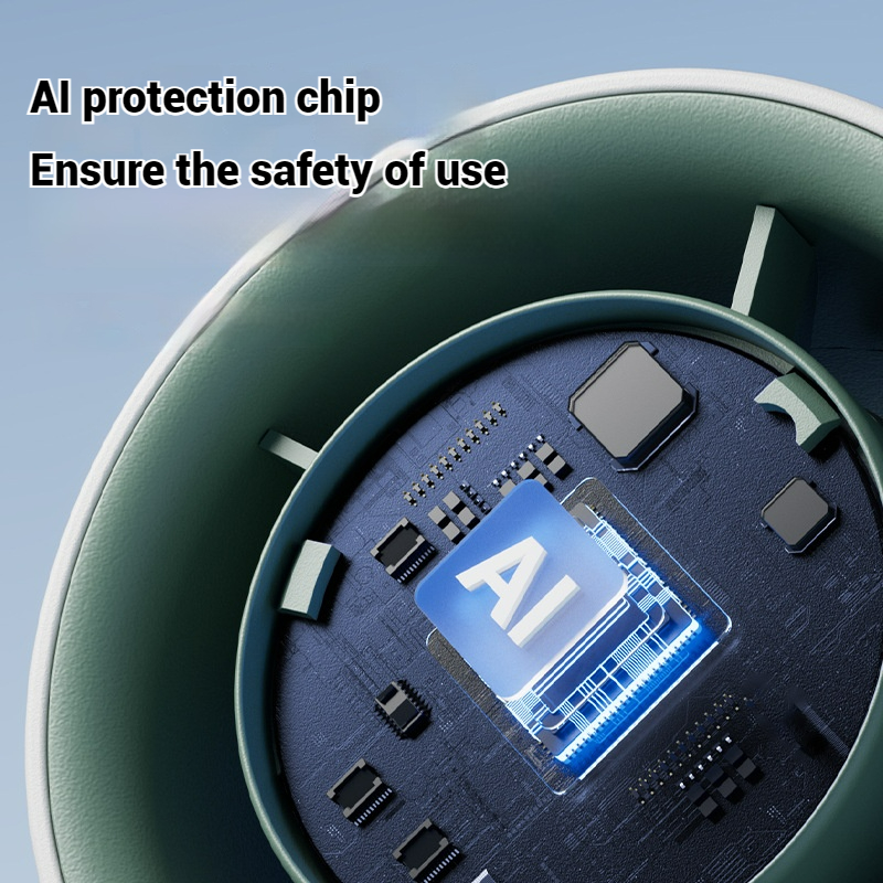 Upgraded Electric Mini Fan Refrigeration Handheld Fan USB Rechargeable Portable Cooling Fan Air Cooler