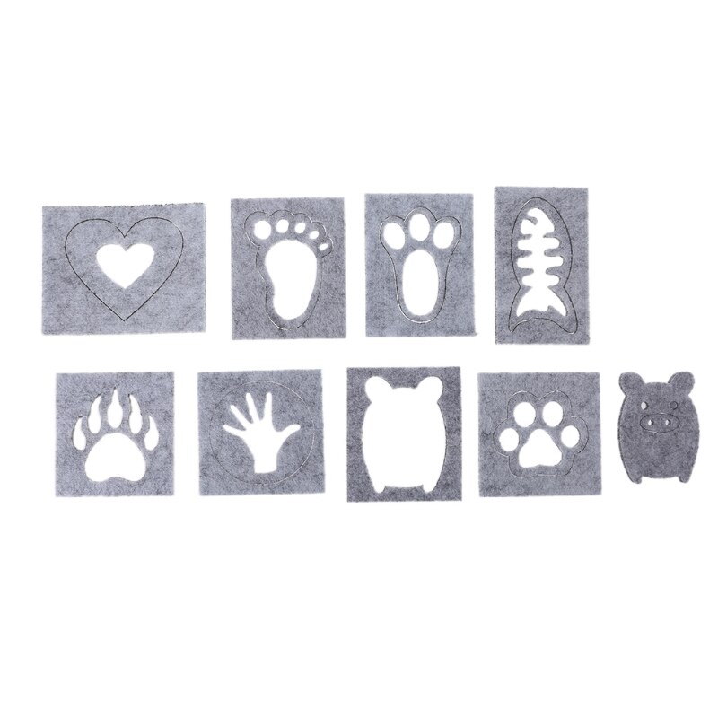 Colorful Felt Needle Felting Molds DIY Felt Template Stencil Applique Handcraft