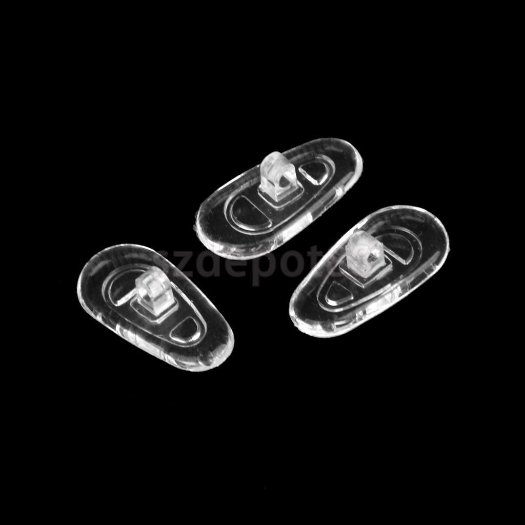 25 Pairs S09 Screw in Silicone Eyeglass Sunglass Nose Pads