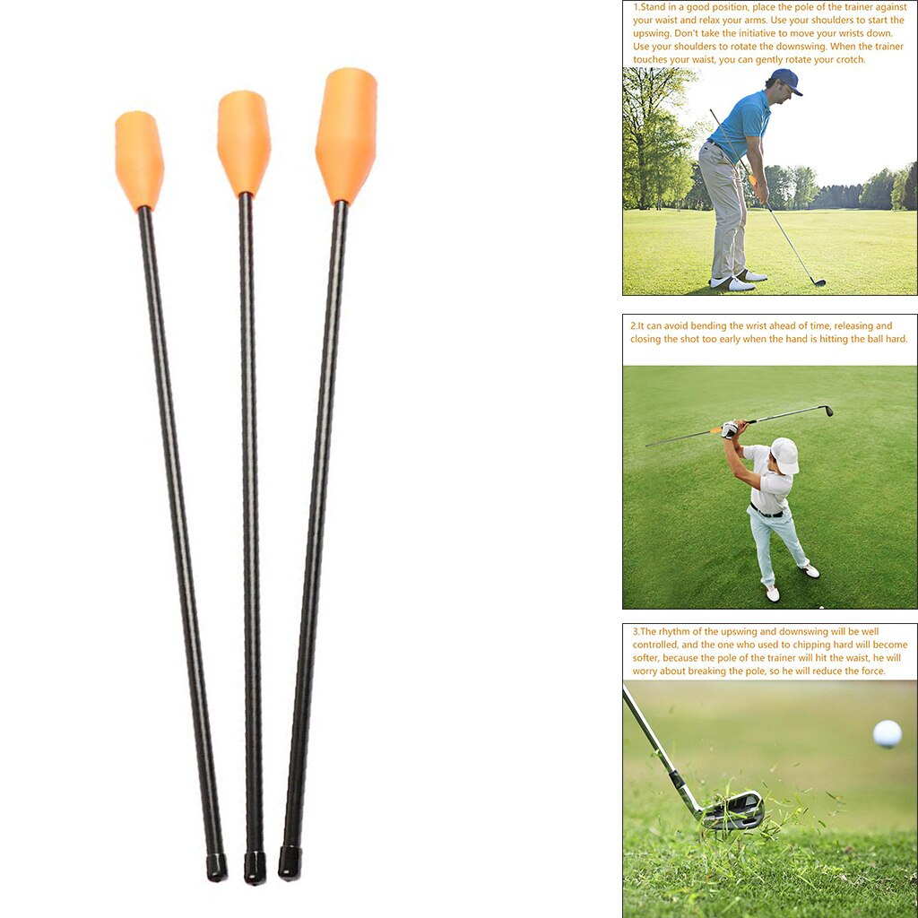 19Inch Golf Swing Trainer Indoor Practice Stick Club Sterkte Golf Training Aid Gebaar Correctie Voor Beginners