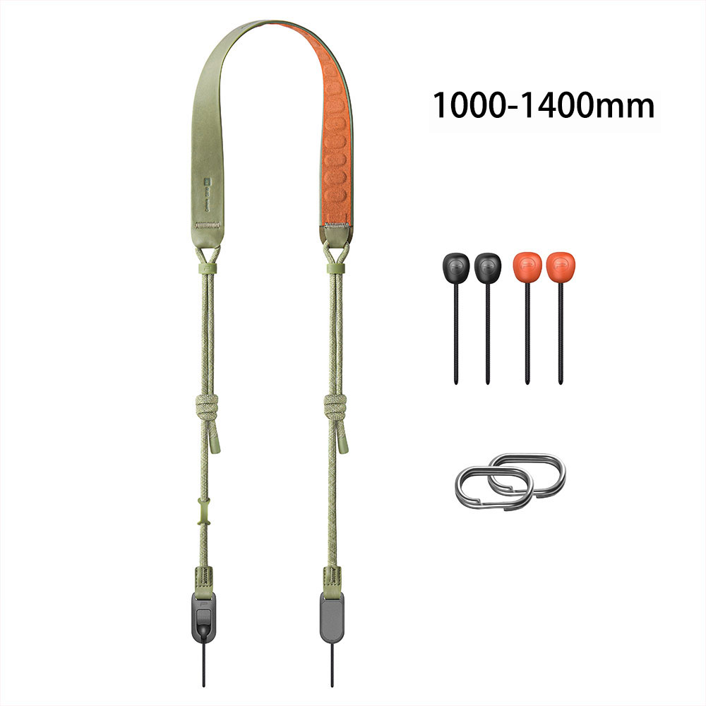 PGYTECH Correa para el hombro para cámara Air Versión básica Versión artística Longitud 950-1400 mm con cuentas rápidas y adaptadores de correa Para cámaras compactas y cámaras sin espejo: Azul
