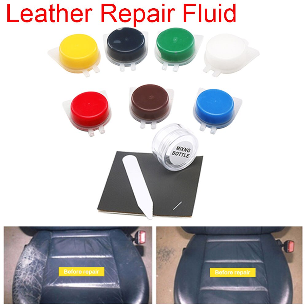 Auto autostoel bank leer reparatie jassen gaten krassen gereedschap vloeibare leer vinyl reparatieset auto bank gaten reparatie polijstgereedschap