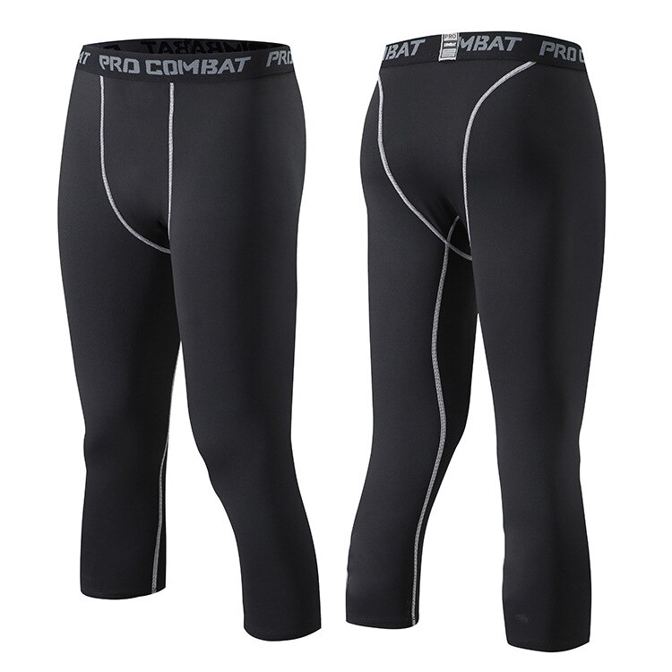 Compressie Basketbal Panty Hoge Elastische Sport Voetbal Broek Sneldrogende Mannen Fitness Running Leggings Ventilatie