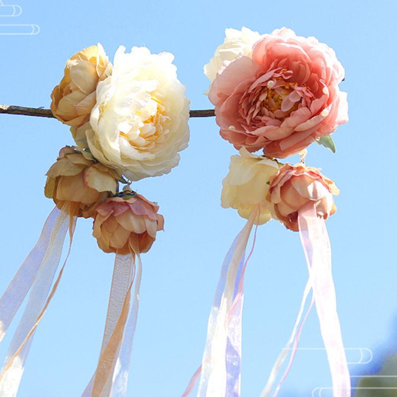 Chinesische hanfu-haarspange mit quaste für damen, vintage-blumenhaarnadel, kopfschmuck