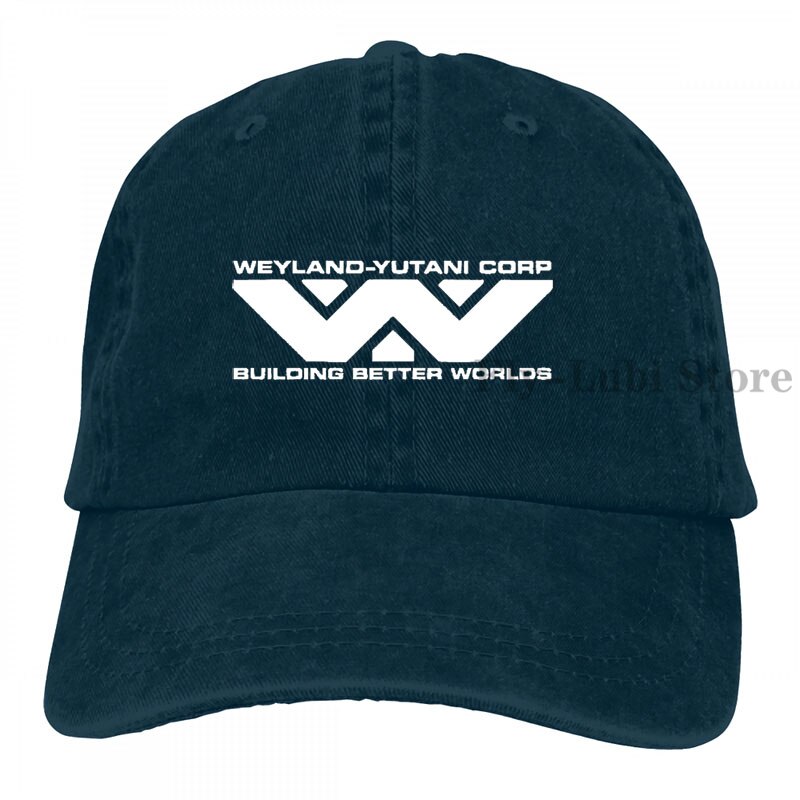 Alien Aliens Weyland Yutani Corp Alien Weyland Yutani Corp Baseball cap men women Trucker Hats adjustable cap: 2-Navy