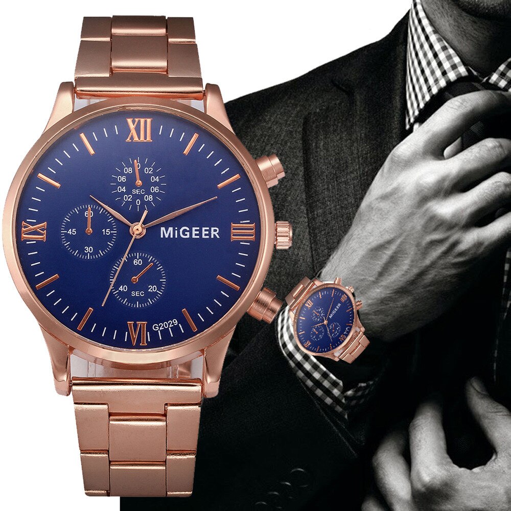 Mannen Relojes Luxe Horloge Rvs Horloge Voor Man Quartz Analoog Horloge Orologio Uomo Sales